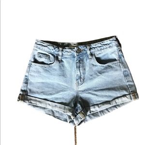 PACSUN rolled denim shorts 25